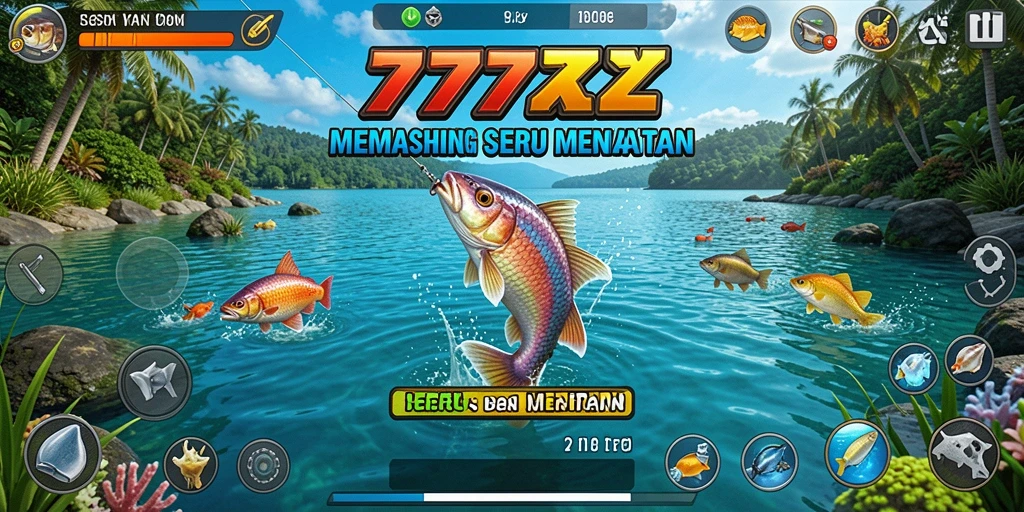 Screenshot gameplay 777ZX menampilkan pengalaman memancing yang seru dan menantang.