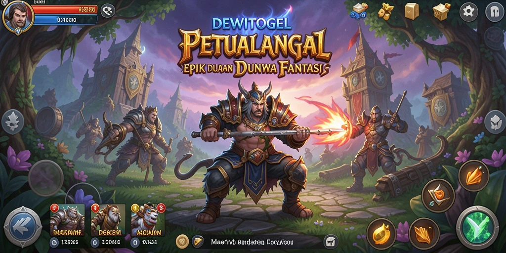 Tangkapan layar DEWITOGEL menampilkan aksi seru dan grafis memukau dari gameplay RPG.