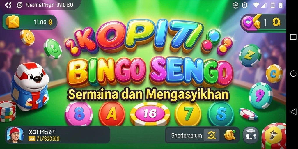 Tampilan gameplay Bingo yang seru di KOPI77.